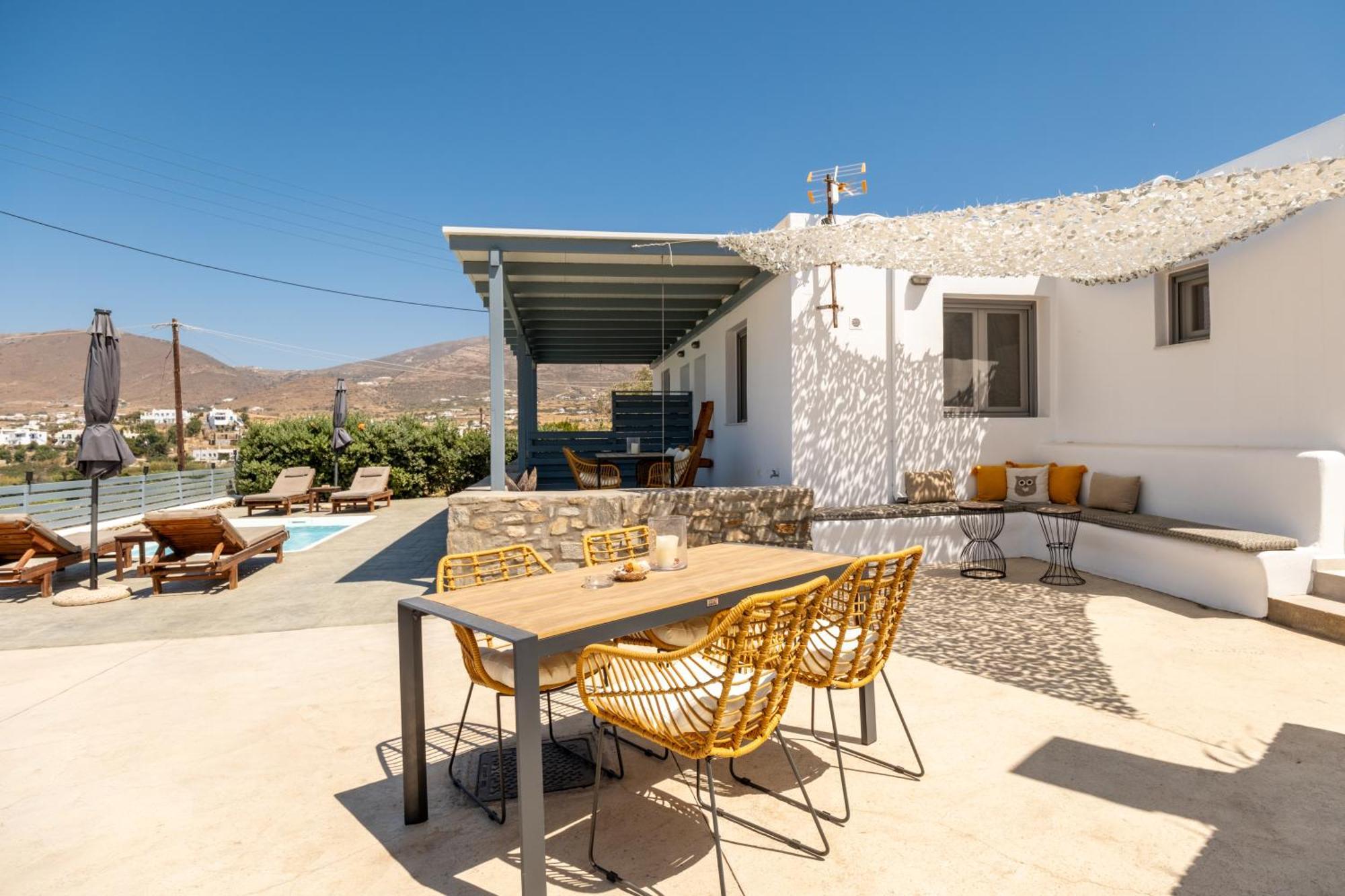 Blue View Villa Apartment #1 With Shared Pool Pounda Exterior foto
