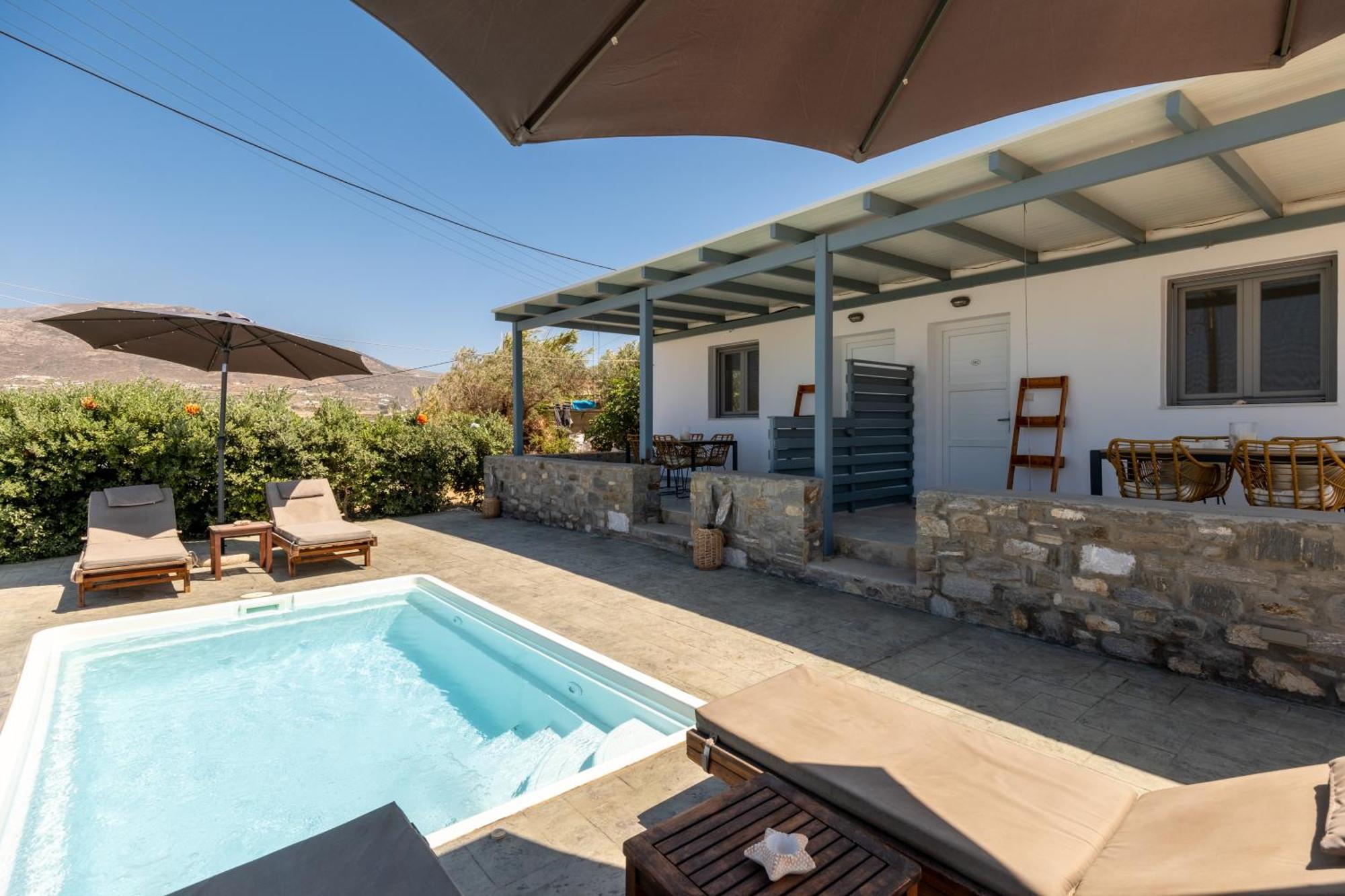 Blue View Villa Apartment #1 With Shared Pool Pounda Exterior foto